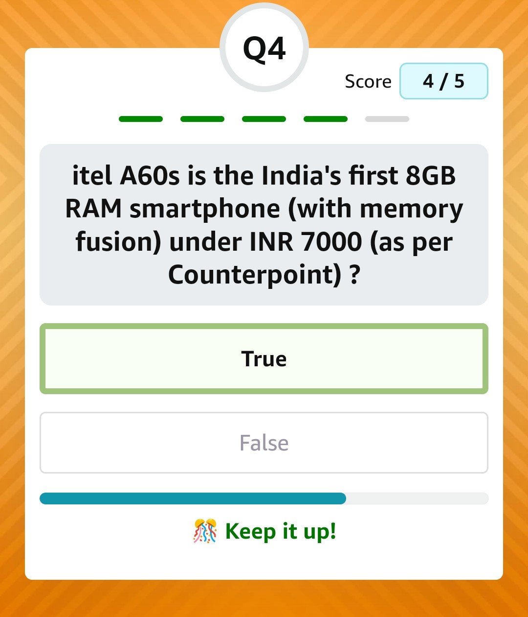 Itel A60s Is The India’s First 8GB RAM Smartphone (With Memory Fusion) Under INR 7000 (As Per Counterpoint)