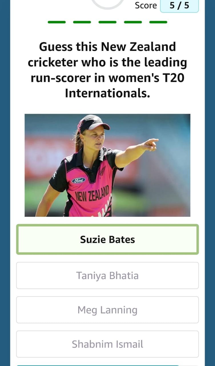 Guess this New Zealand cricketer who is the leading run-scorer in women's T20 Internationals